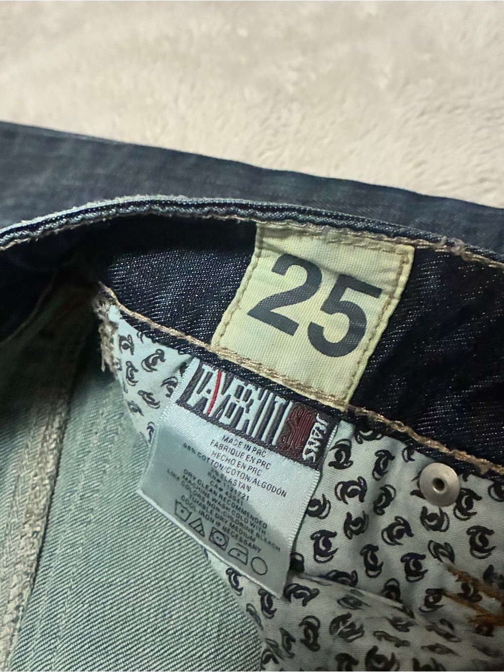 Taverniti So Jeans Women's Boot Cut Dark Blue Denim - Picture 3 of 5